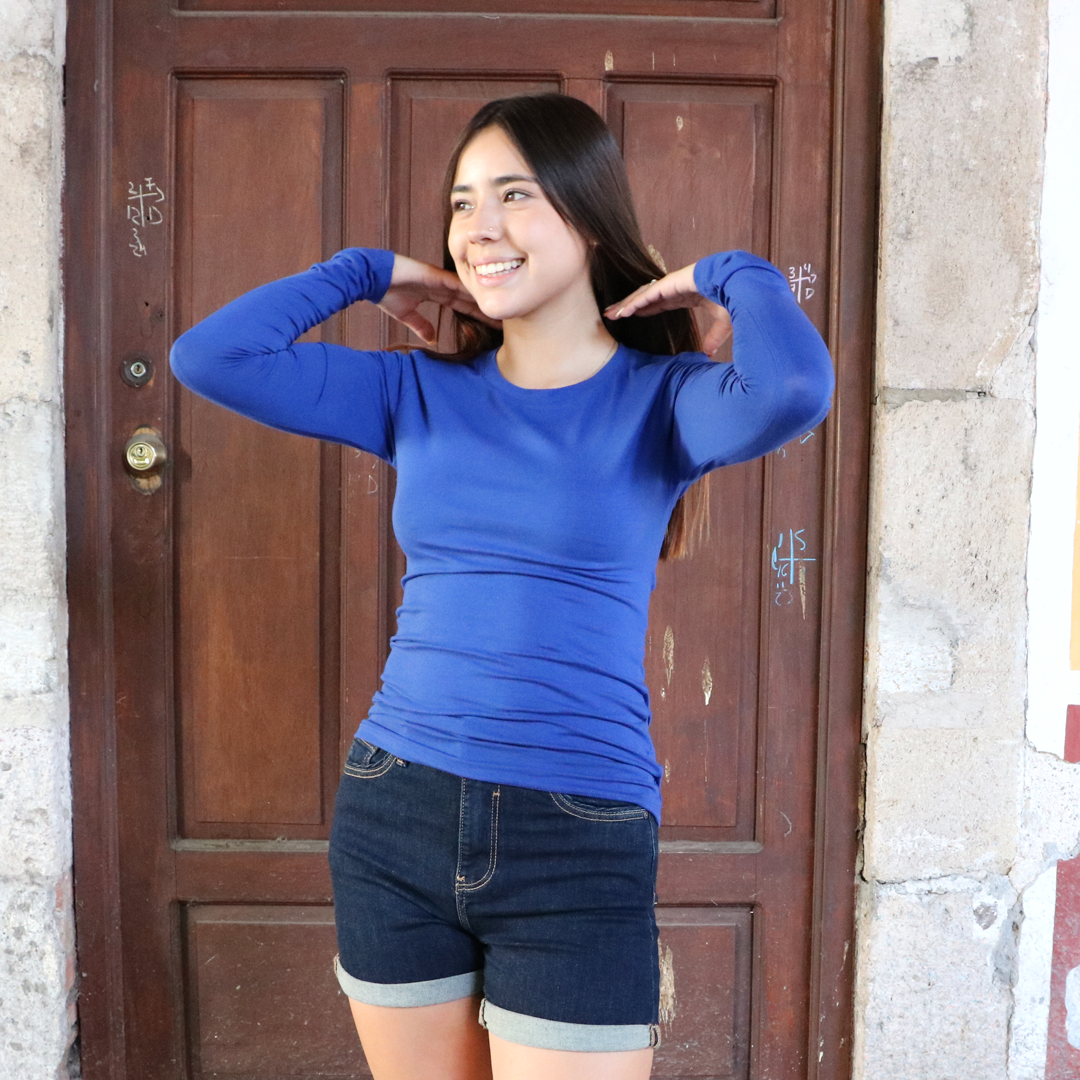 Playera Blosen Azul Rey