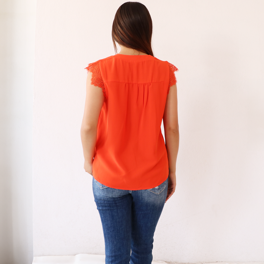 Blusa Malika Naranja