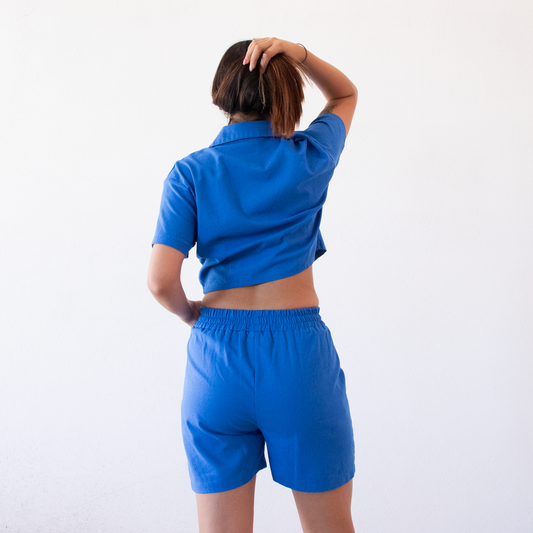 Conjunto Azra Azul Rey