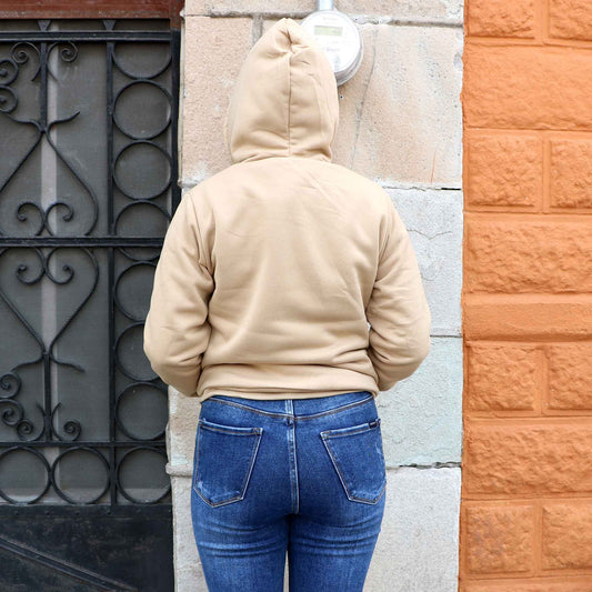 Sudadera Mabel Camel