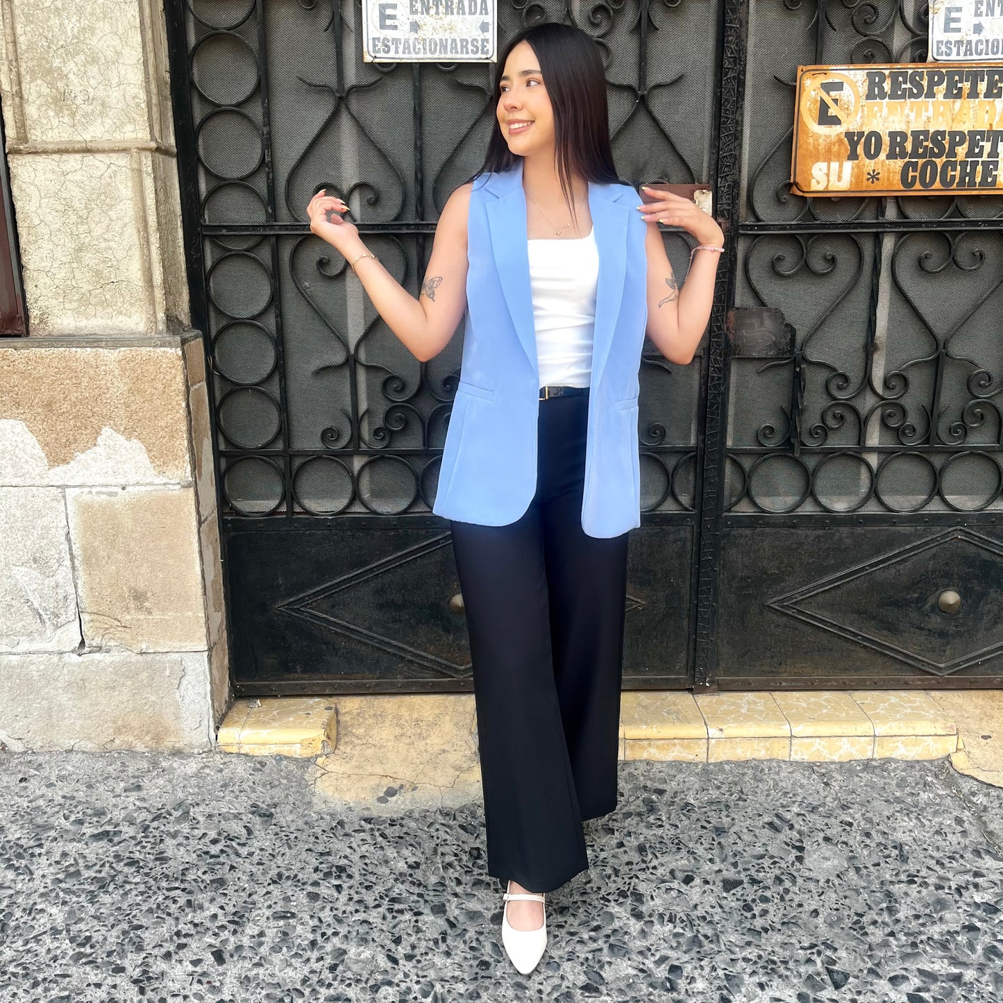 Chaleco Isac Azul Cielo