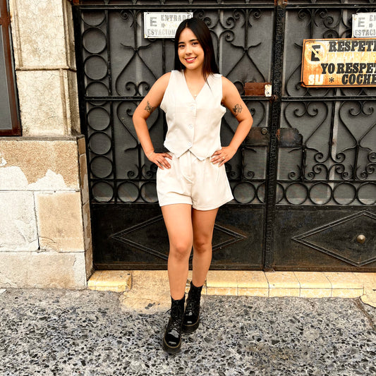 Conjunto Fisher Beige