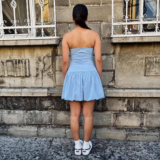 Vestido Asael Azul Cielo