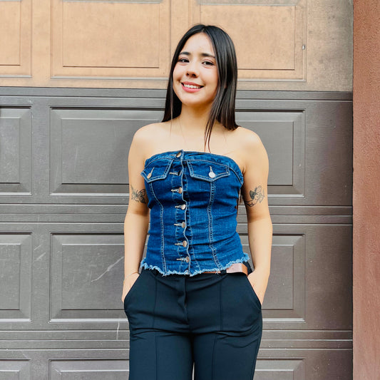 Top Venus Azul Fuerte