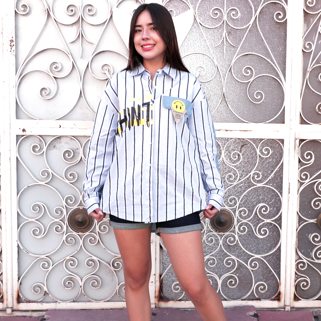 Blusa Tharis Azul
