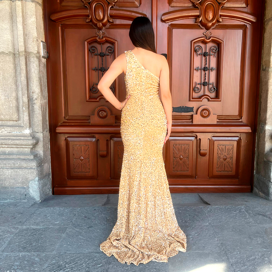 Vestido Madison Beige