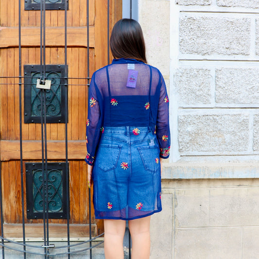 Blusón Benny Azul Marino