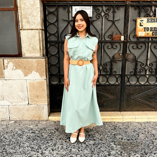 Vestido Yarina Verde Menta