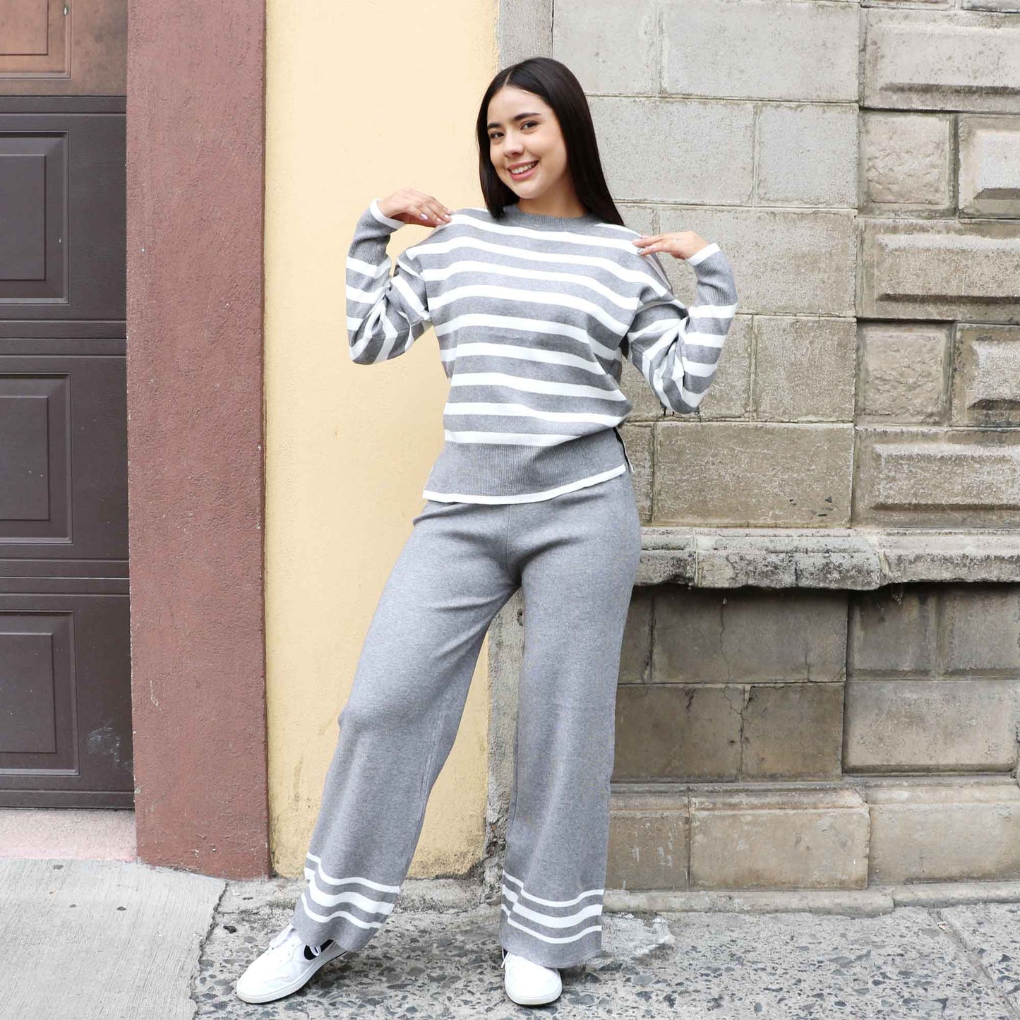 Conjunto Feriha Gris