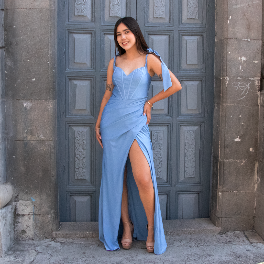 Vestido Enid Azul