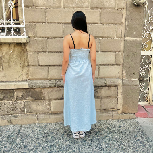 Vestido Eilam Azul Cielo