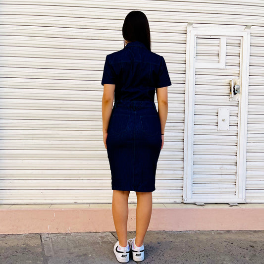 Vestido Lilian Azul Fuerte