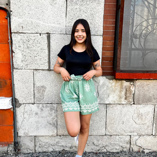 Short Marvin Verde Agua