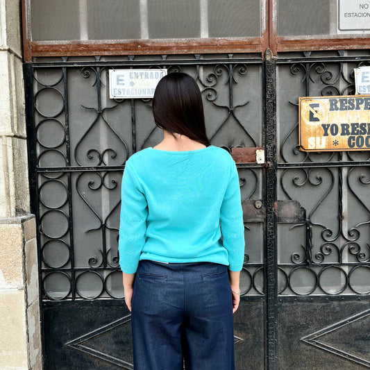 Blusa Eros Azul Cielo