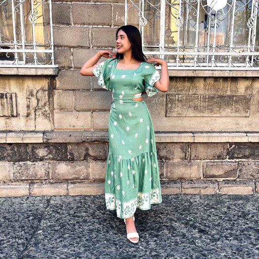 Vestido Natalia Verde