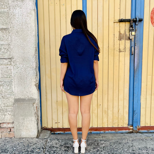 Blusa Alessandro Azul Marino