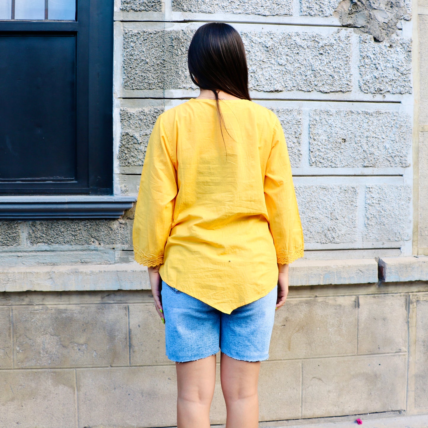Blusa sean Amarillo