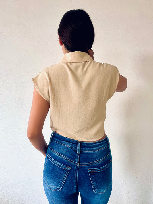 Blusa Licxy Beige