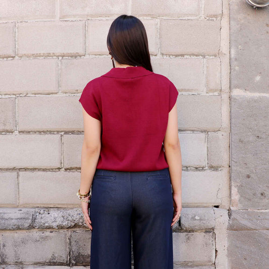 Blusa Wren Vino