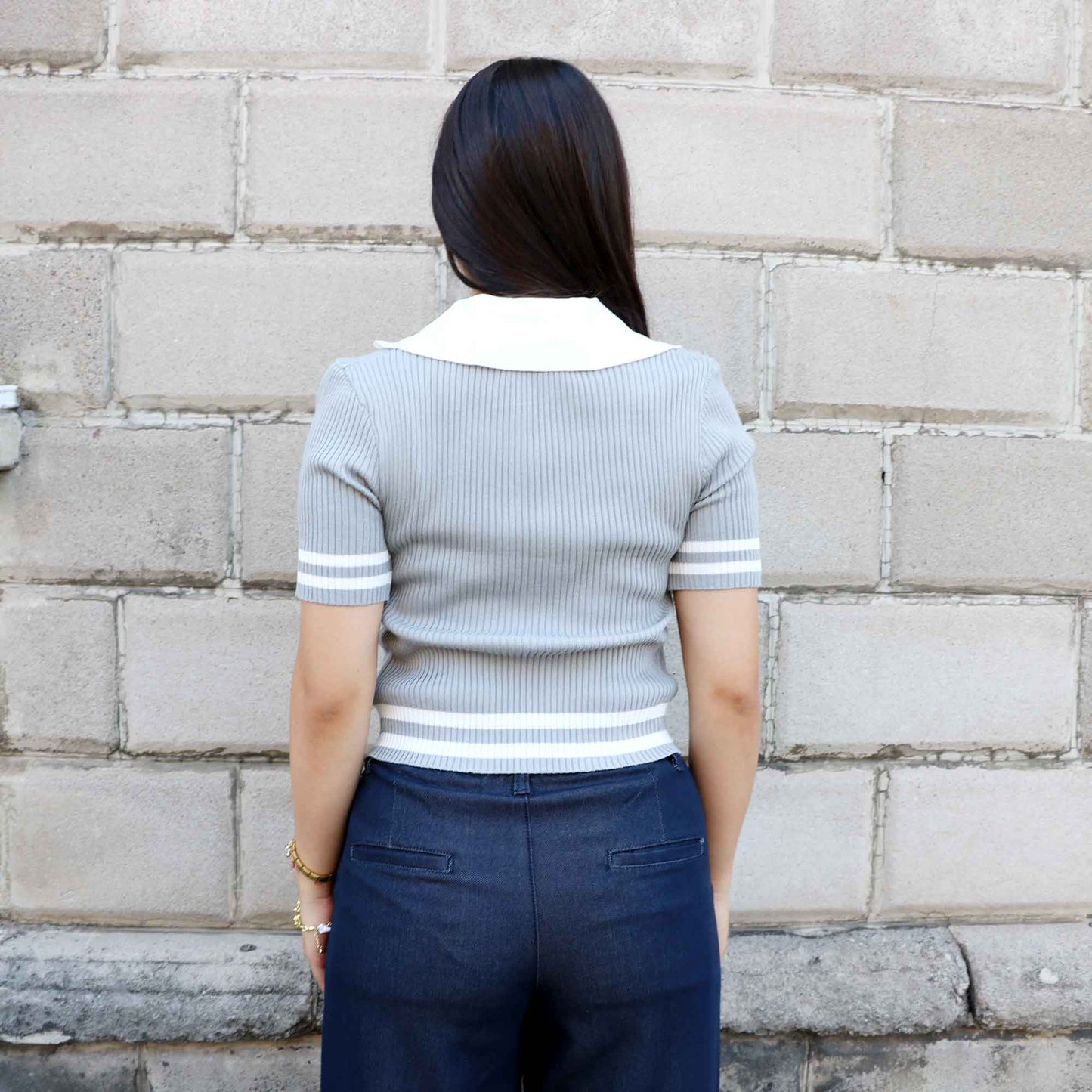 Blusa Zyra Gris