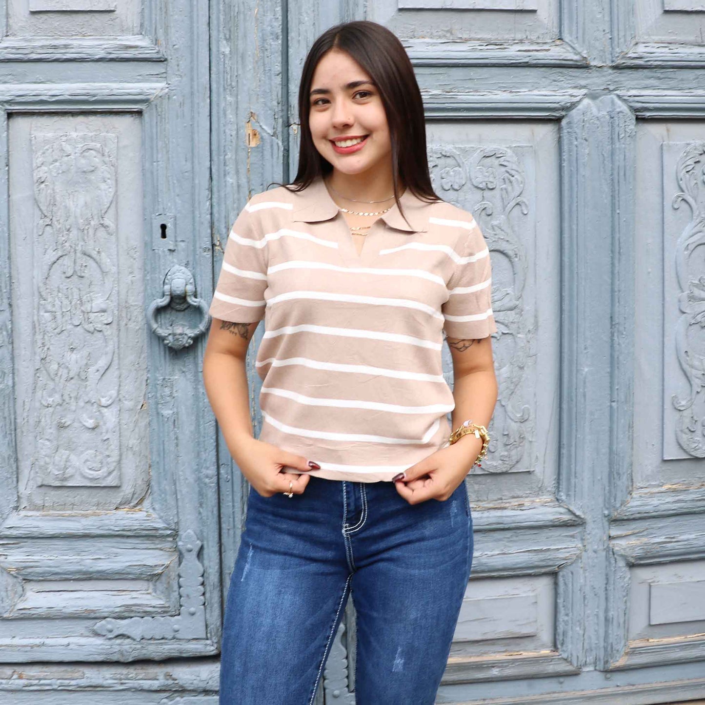 Blusa Camila Beige