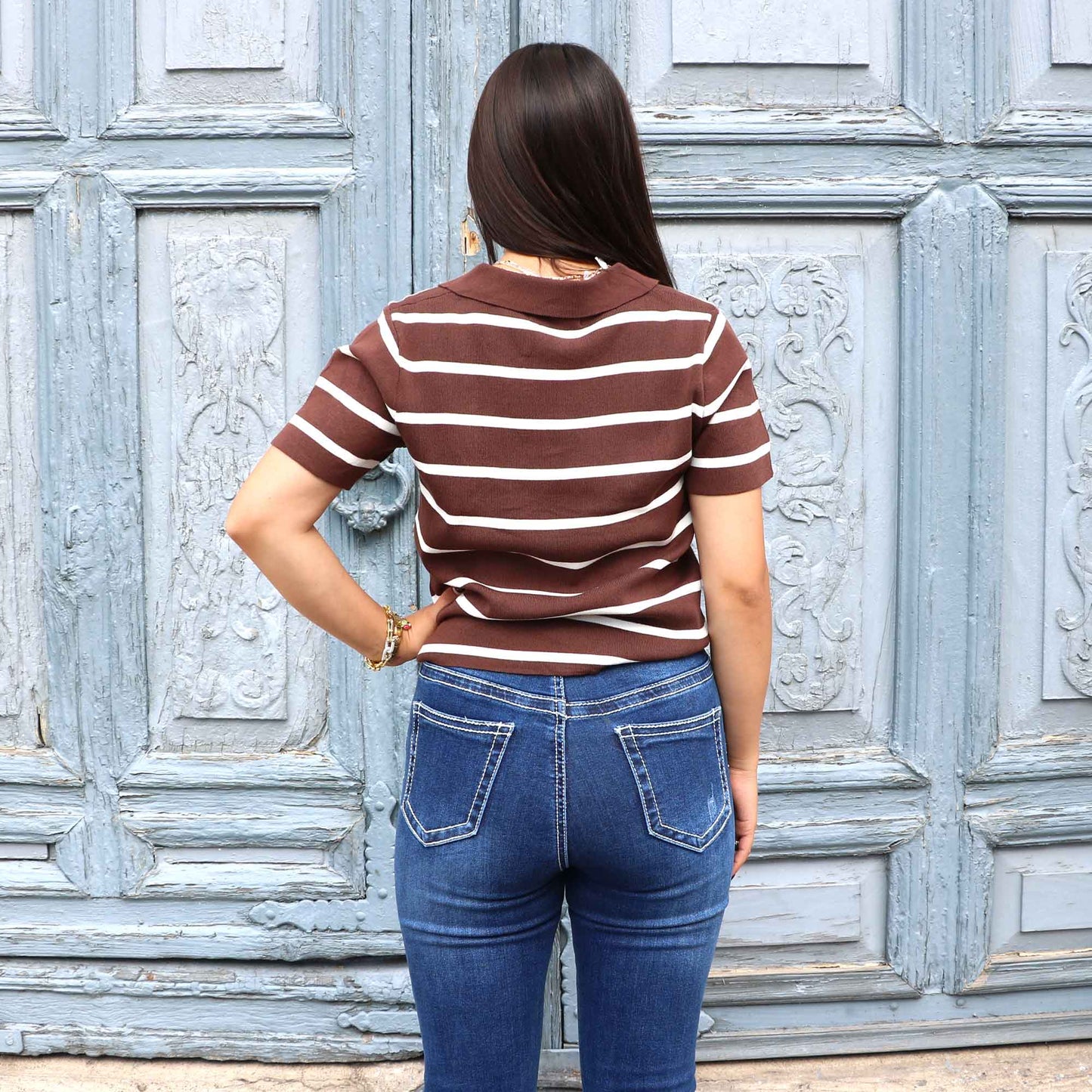 Blusa Camila Café