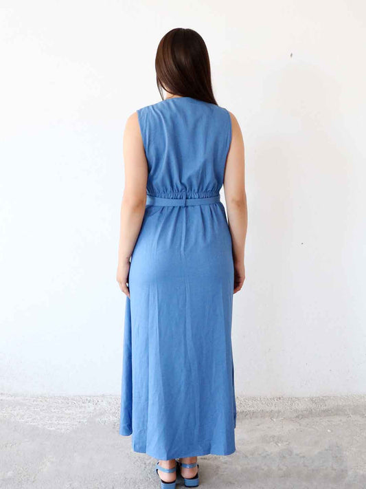 Vestido Brisa Azul Claro