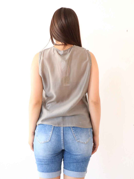 Blusa Sina Verde Olivo