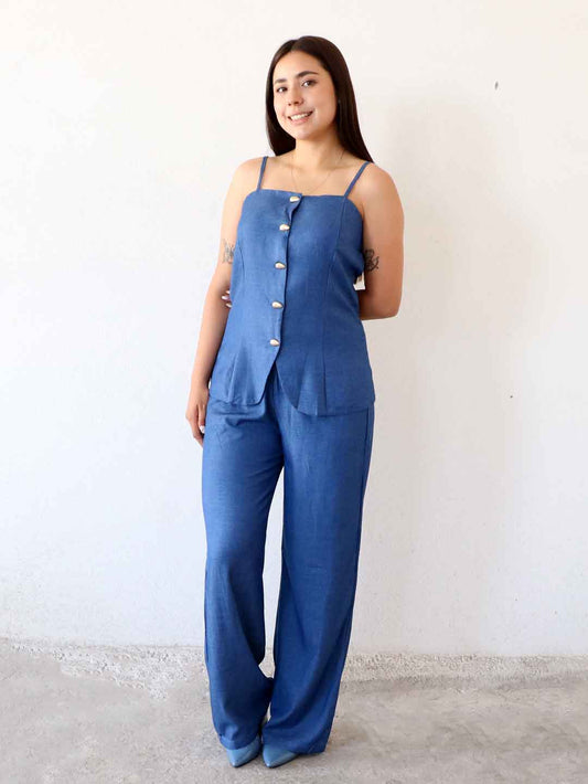 Conjunto Velkora Azul Claro