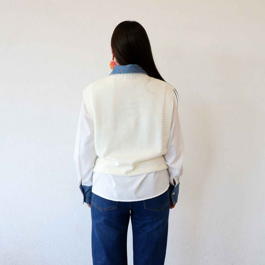 Chaleco Rowen Blanco
