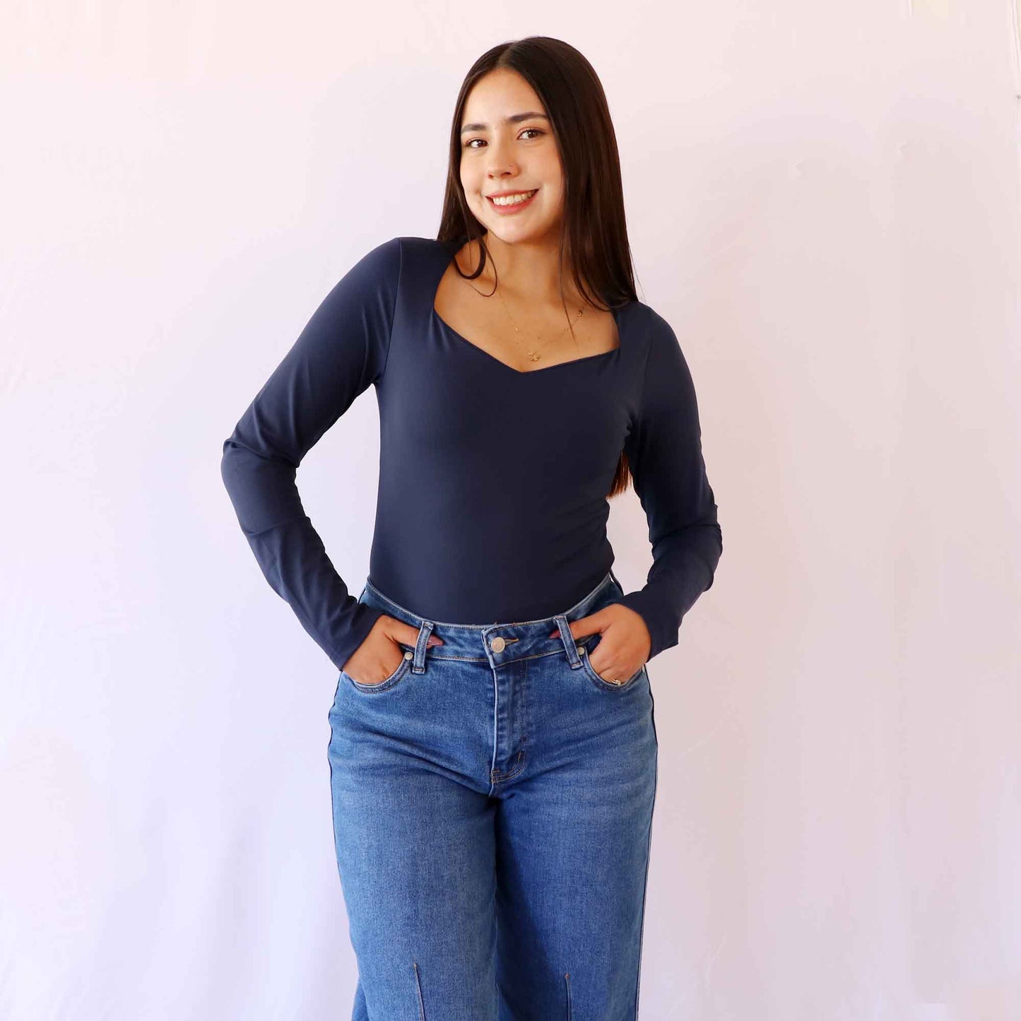 Pantiblusa Luna Azul Marino