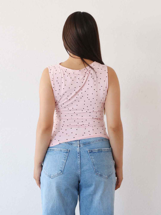 Blusa Halter Rosa