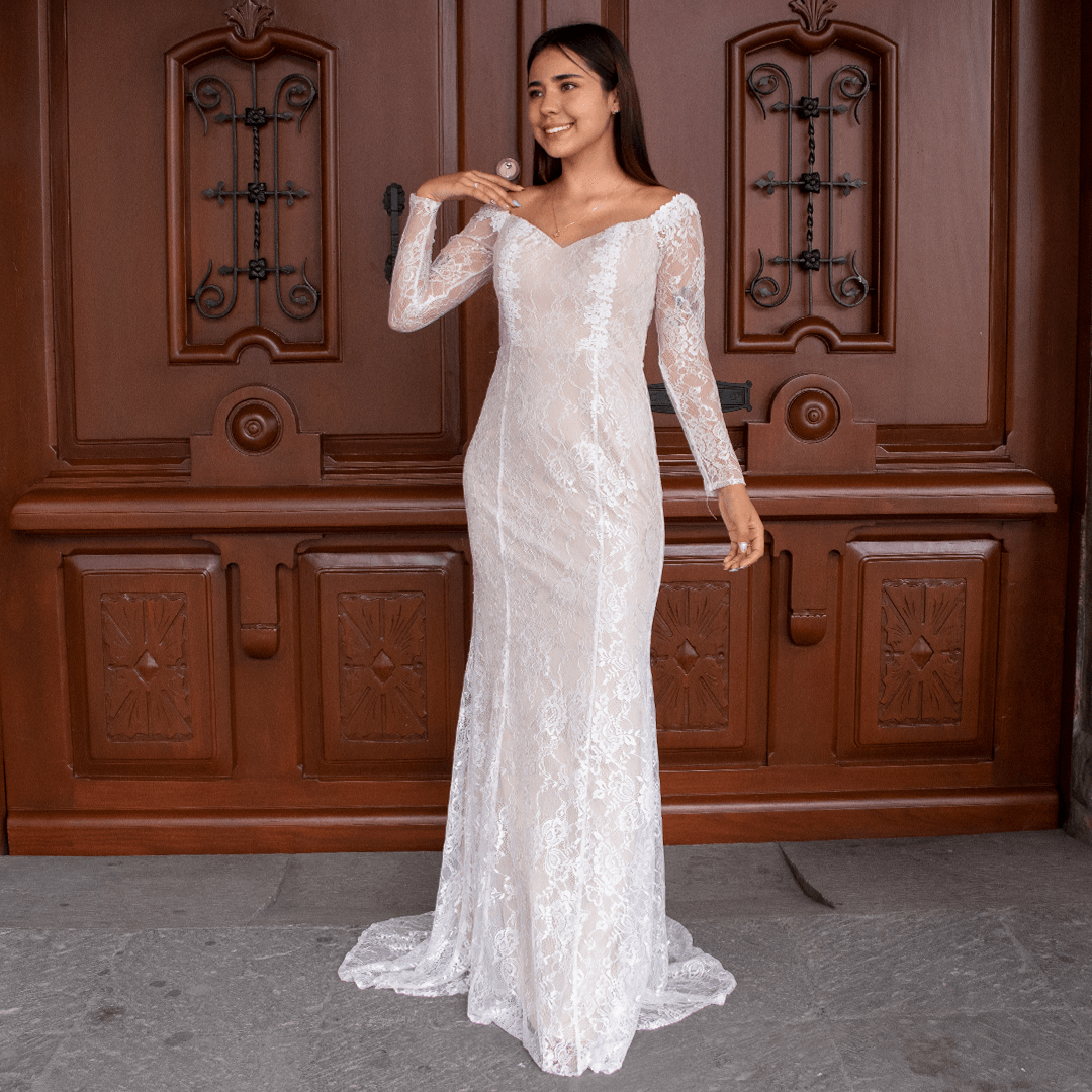Vestido Rosseta Blanco