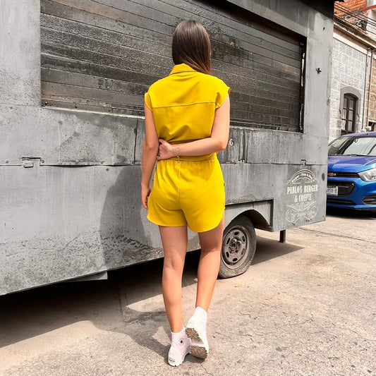 Conjunto Areu Mostaza