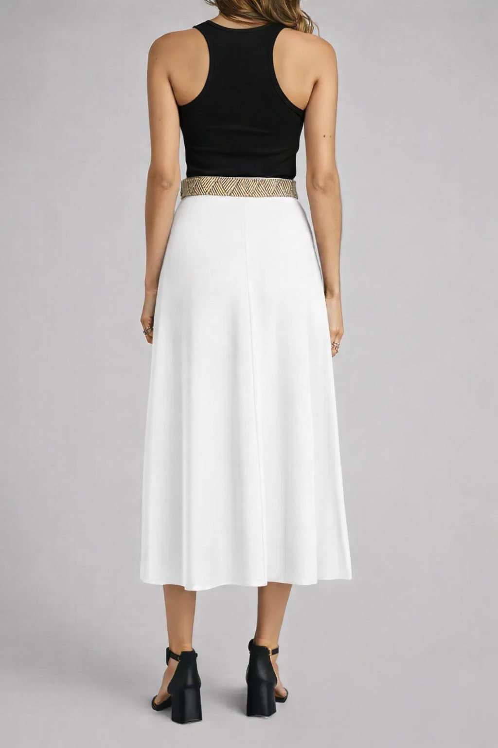Falda Rose Blanco