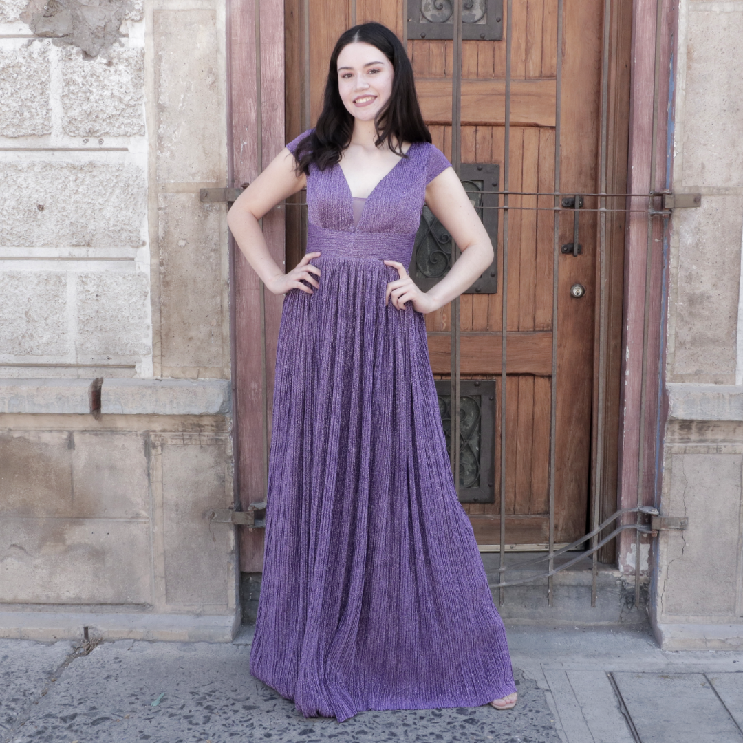 Vestido Nano Púrpura