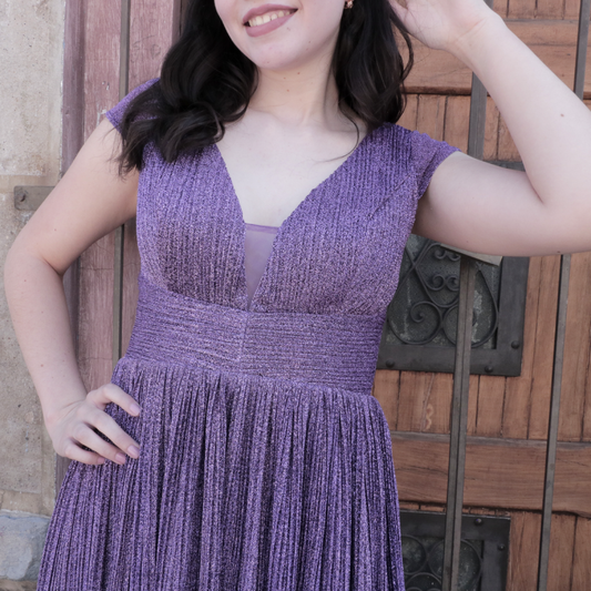 Vestido Nano Púrpura