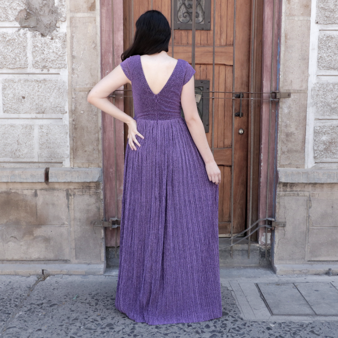 Vestido Nano Púrpura