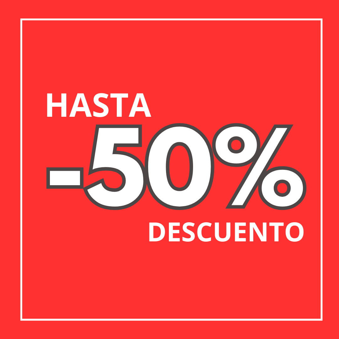 hasta 50% OFF