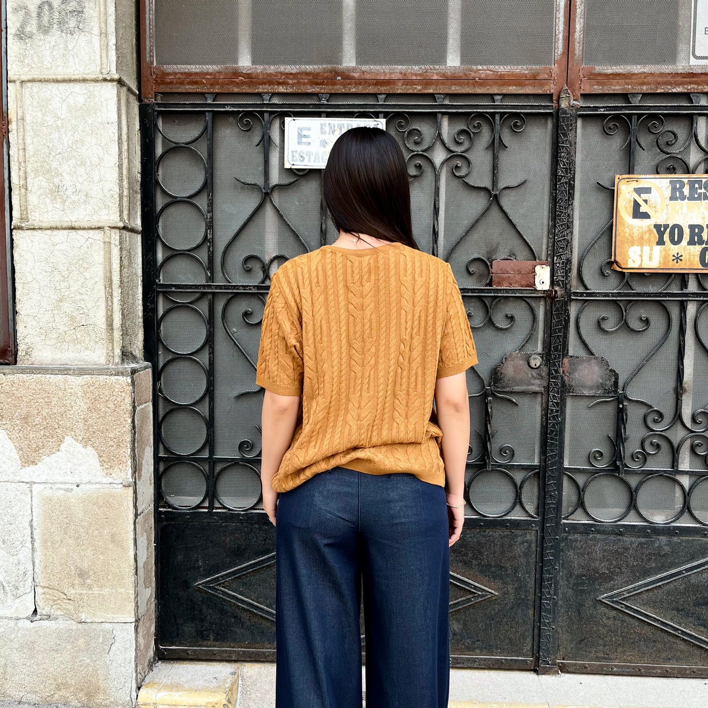Blusa Lars Mostaza