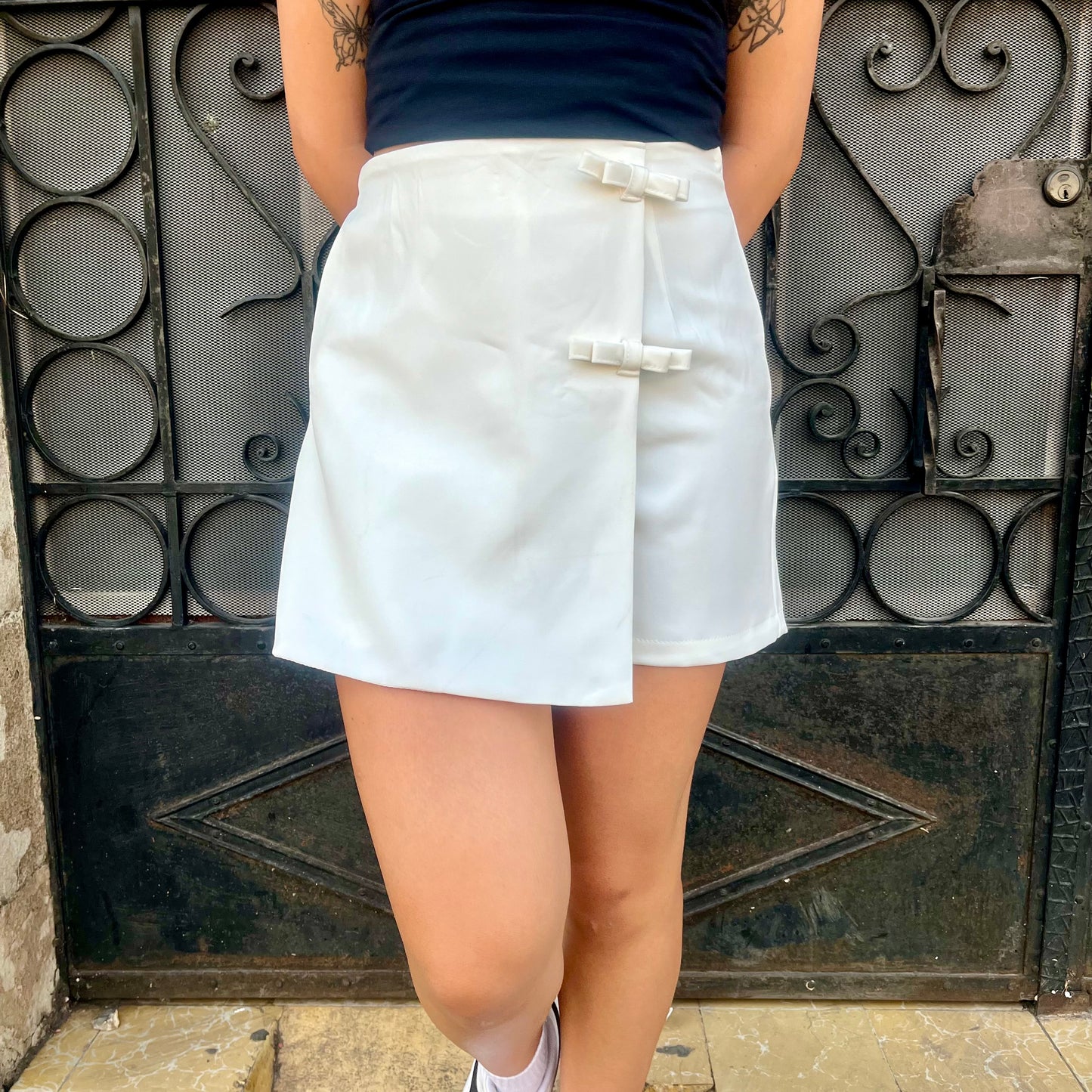Short Falda Kendra Blanca