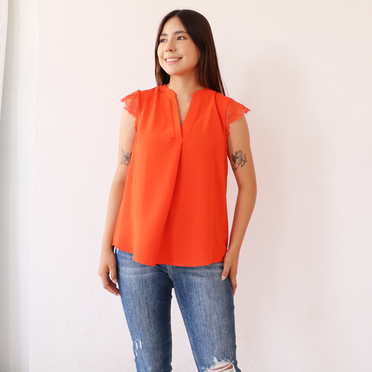 Blusa Malika Naranja