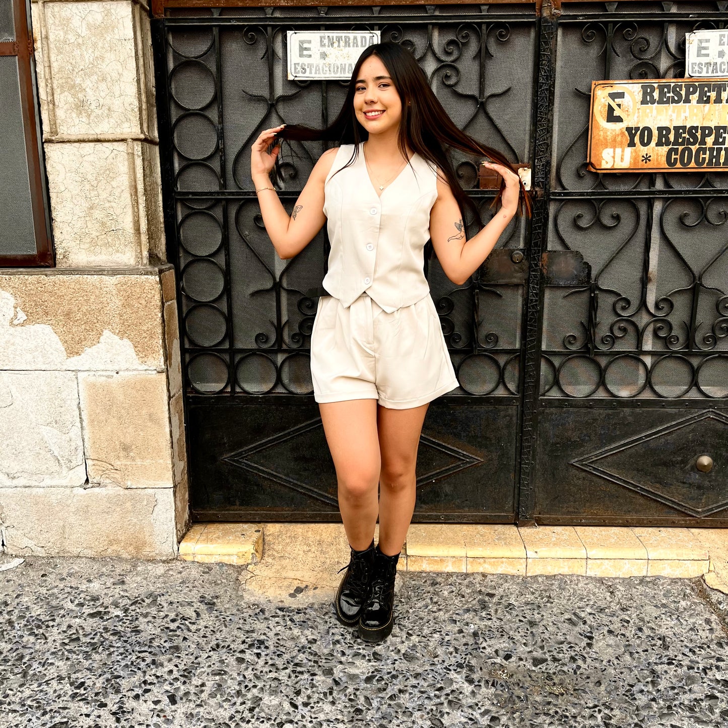 Conjunto Fisher Beige