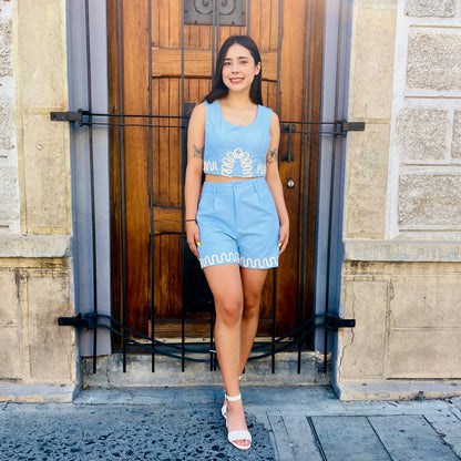 Conjunto Laura Azul