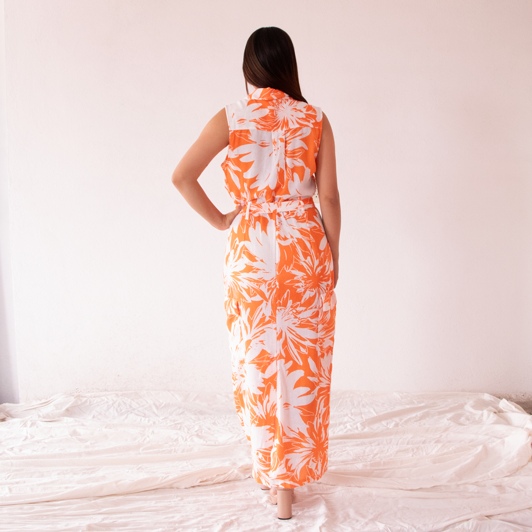 Vestido Malai Naranja