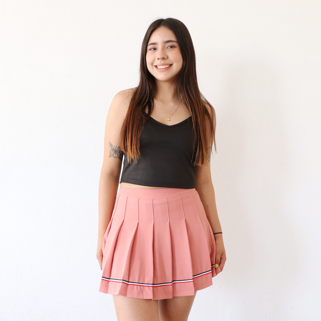 Falda Birdie Rosa