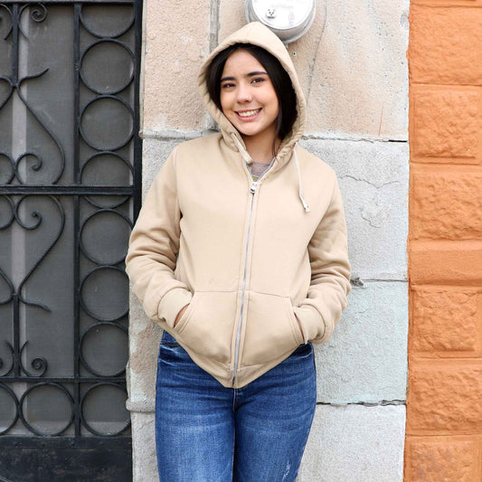 Sudadera Mabel Camel