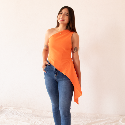 Blusa Elewa Naranja