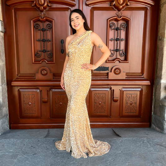 Vestido Madison Beige