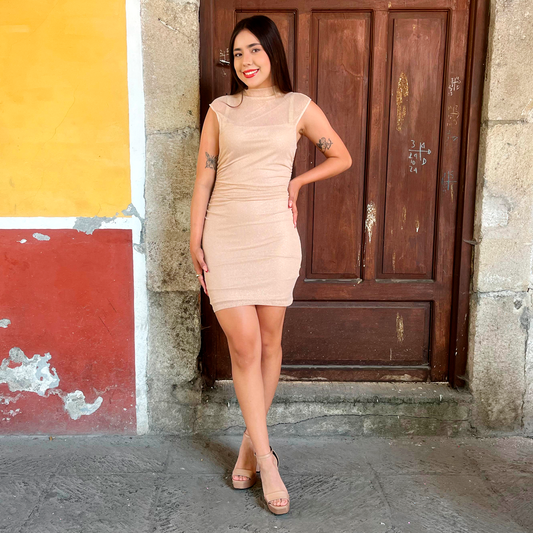 Vestido Nihat Beige